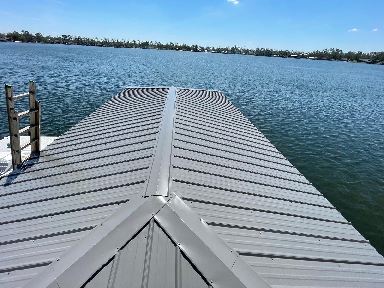 Standing seam metal installation